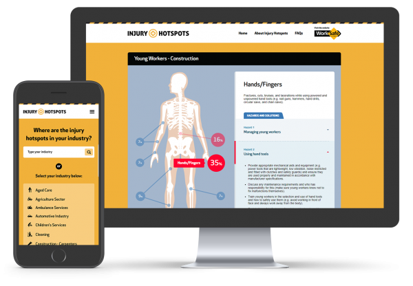 WorkSafe Injury Hotspots Steve Wardle
